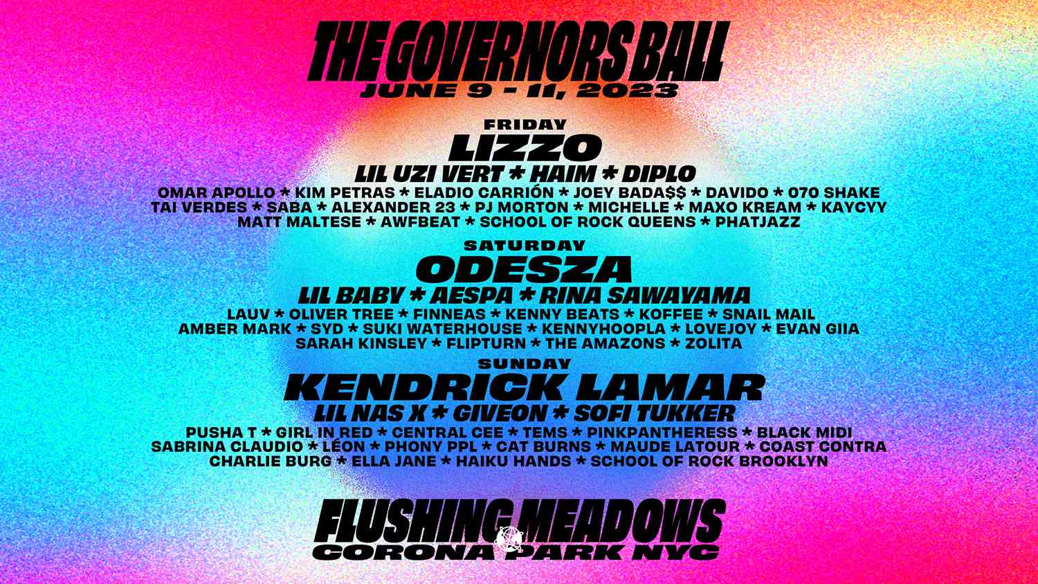 Governors Ball Music Festival: Lizzo, Lil Uzi Vert, Haim & Diplo - Friday at Lizzo Concerts