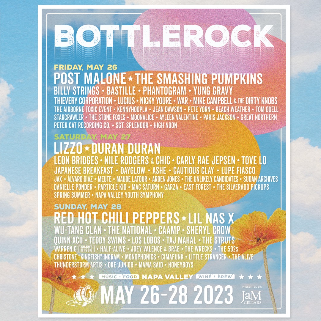 BottleRock Festival: Red Hot Chili Peppers, Post Malone & Lizzo - 3 Day Pass at Lizzo Concerts